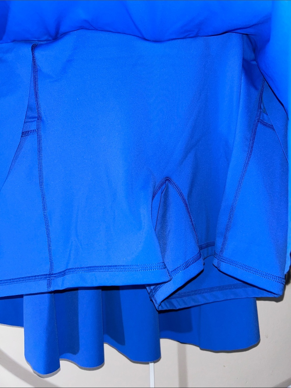 NWT HALARA SoftlyZero Airy Bright Blue Flared Athletic Skort - Picture 4 of 6